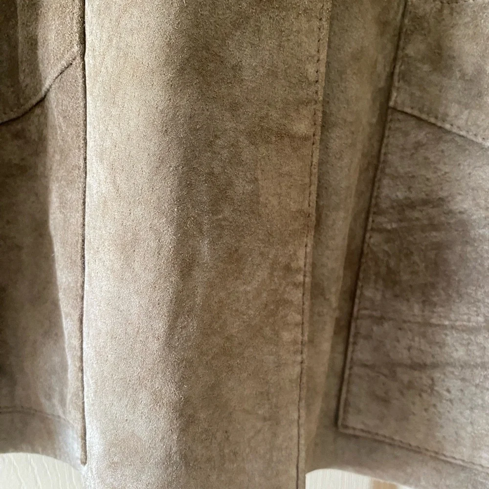 Denim&Co Woman's Washable Leather Fringe Jacket, size L Never Worn - Picture 8 of 16